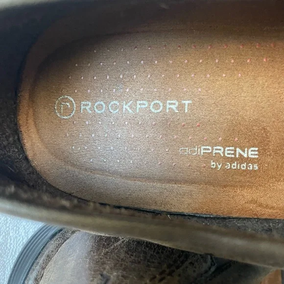 Rockport Men's Brown Leather Slip-On Driving Loafers - Picture 5 of 6